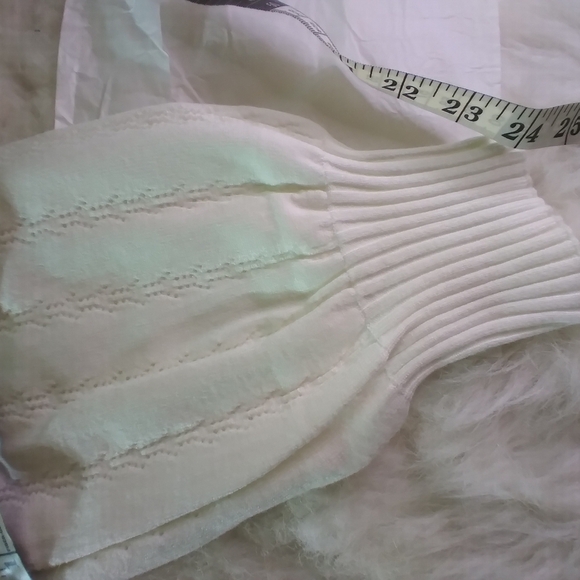 NWT Grace Karin white button down crop sweater XL - Picture 8 of 13